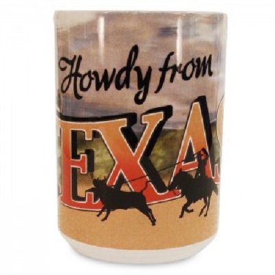 MUG, VINTAGE HOWDY