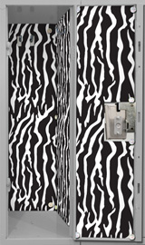 WALLPAPER, BLACK/WHITE ZEBRA