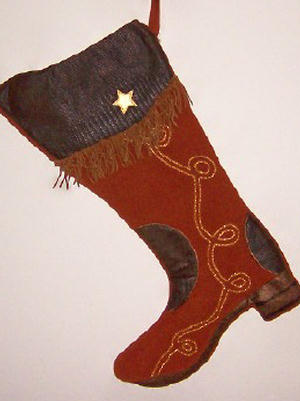 BOOT STOCKING BROWN
