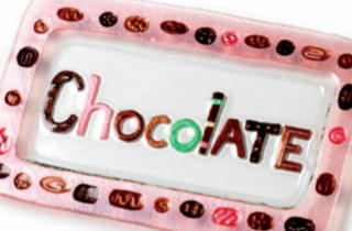 PLATE, CHOCOLATE