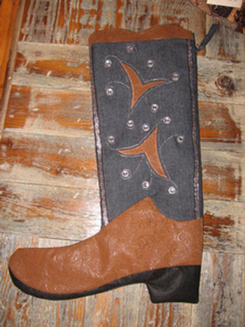 COWBOY BOOT STOCKINGS