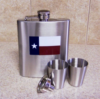 FLASK, TEXAS FLAG