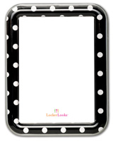 DRY ERASE, BLACK/WHITE DOT