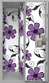 WALLPAPER, PURPLE FLOWER