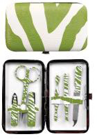 MANICURE SET, GREEN EXOTIC