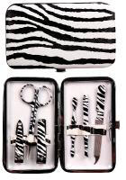 MANICURE SET, B&W ZEBRA