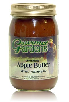 FRUIT BUTTER, APPLE BUTTER NO SUGAR ADDED