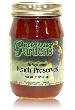 PEACH PRESERVES, NO SUGAR ADDED