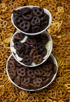 CHOCOLATE COVERED PRETZELS