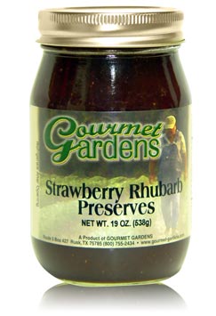 PRESERVES, STRAWBERRY RHUBARB