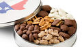 ALL TIME FAVORITE PECANS AND CANDIES IN A TEXAS TIN