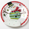 PLATE, SNOWMAN 1