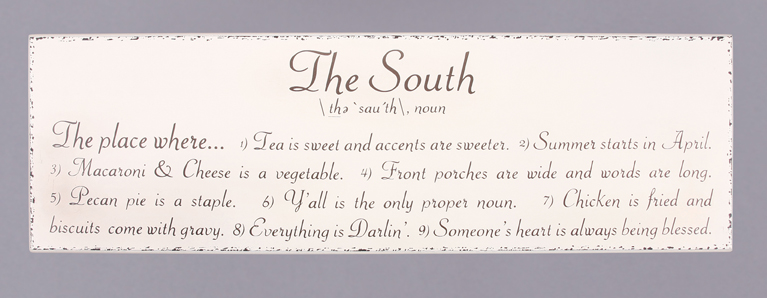 WALL PLAQUE, SOUTH