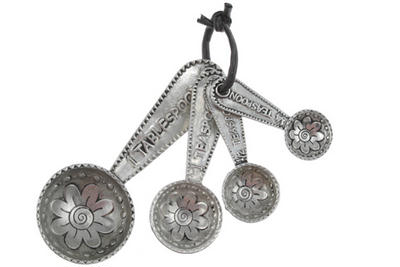 MEASURING SPOONS, FLOWER