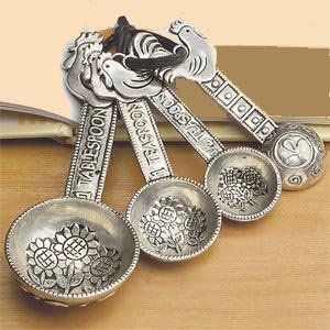 MEASURING SPOONS, ROOSTER