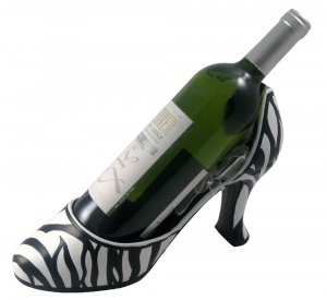 WINE BOTTLE HOLDER,ZEBRA