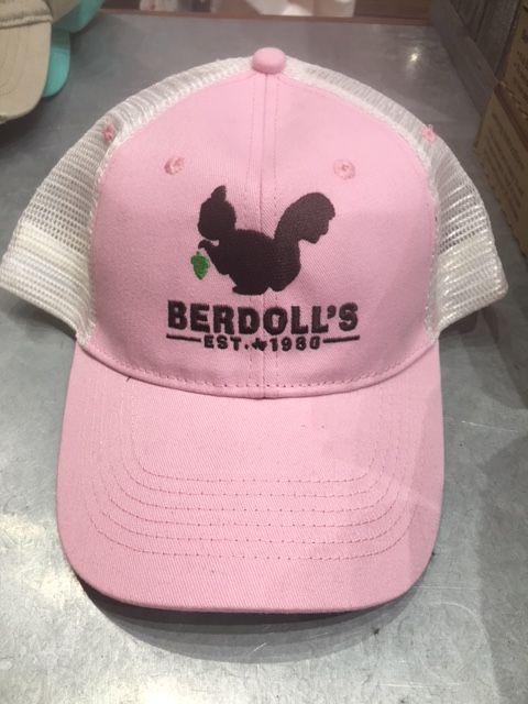 BERDOLL HAT, LIGHT PINK SQUIRREL