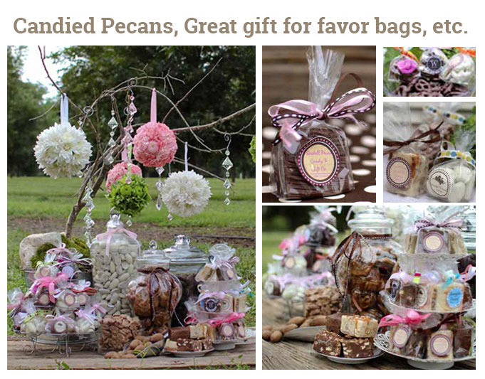Candied Pecans, Grest gift for favor bags, etc.