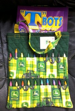 CRAYON COLORING BOOK BAG