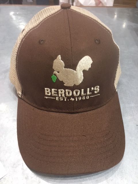 HAT, DISTRESSED TAN SQUIRREL HAT