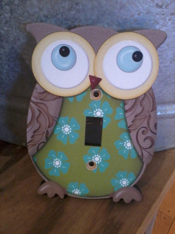 SW PLATE COVER, OWL
